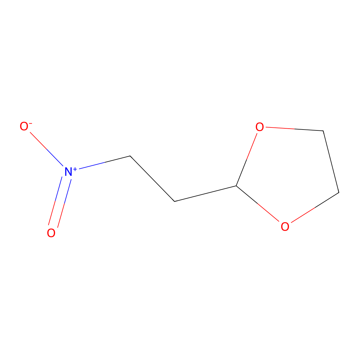 2-(2-Nitroethyl)-1,3-dioxolane molecular structure, CAS 82891-99-4