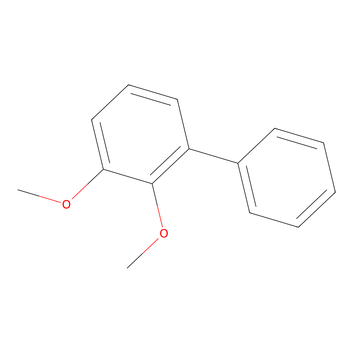 2,3-Dimethoxy-1,1'-biphenyl molecular structure, CAS 82895-29-2