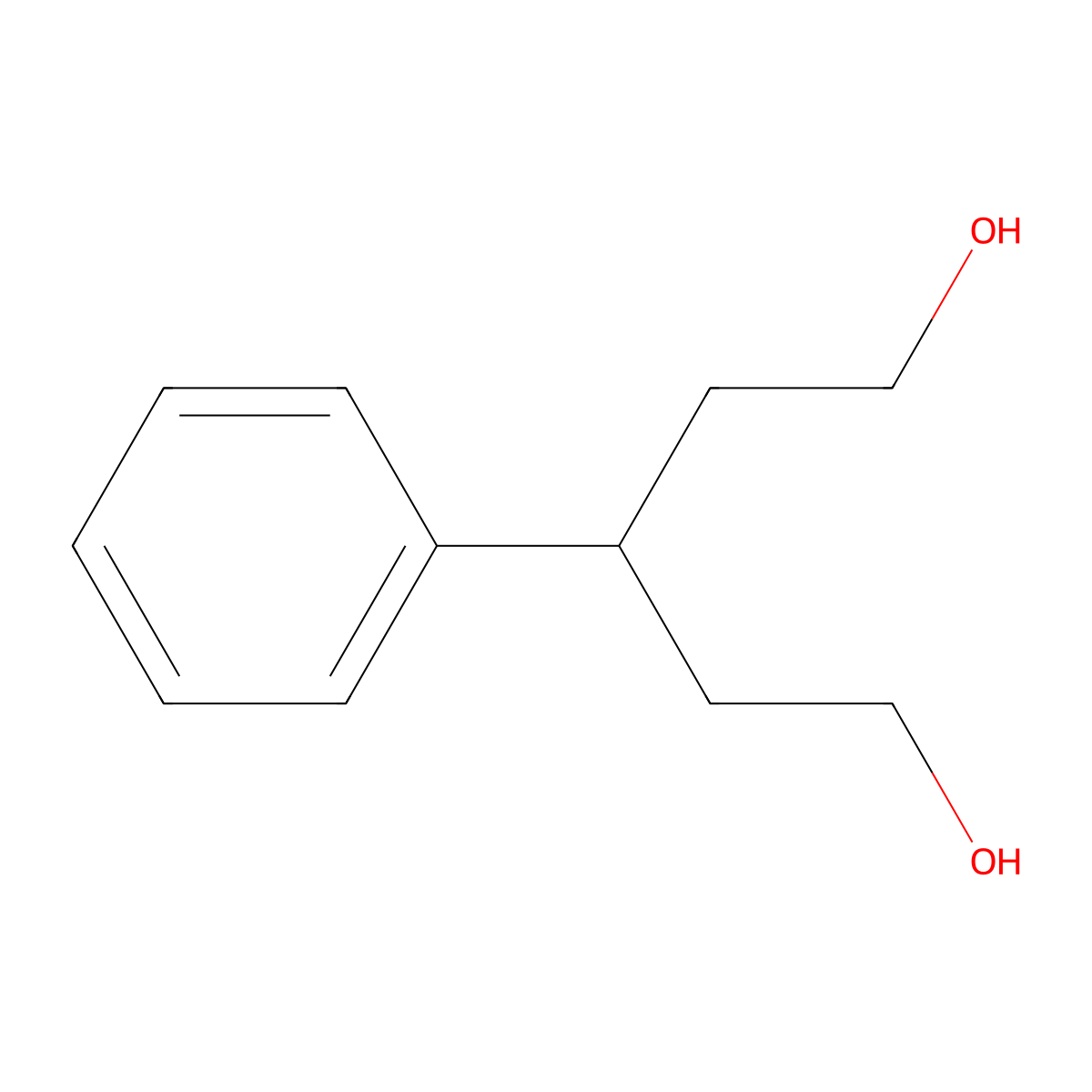 3-Phenylpentane-1,5-diol molecular structure, CAS 829-27-6