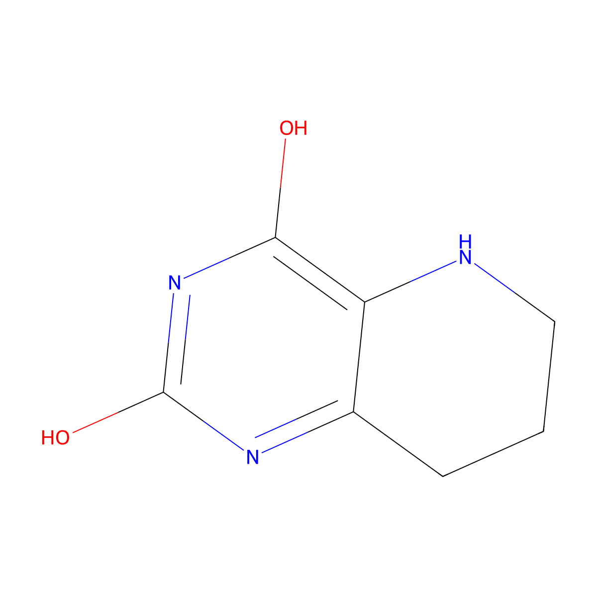 5,6,7,8-Tetrahydropyrido[3,2-d]pyrimidine-2,4(1H,3H)-dione molecular structure, CAS 82933-86-6