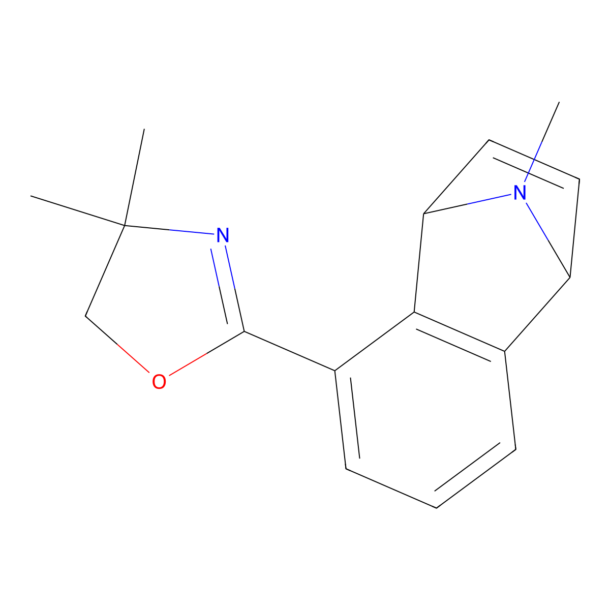 5-(4,4-Dimethyl-4,5-dihydro-1,3-oxazol-2-yl)-9-methyl-1,4-dihydro-1,4-epiminonaphthalene molecular structure, CAS 82946-69-8