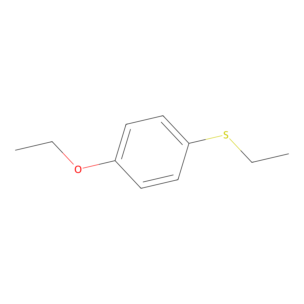 4-Ethoxyphenyl ethyl sulfide molecular structure, CAS 82961-58-8