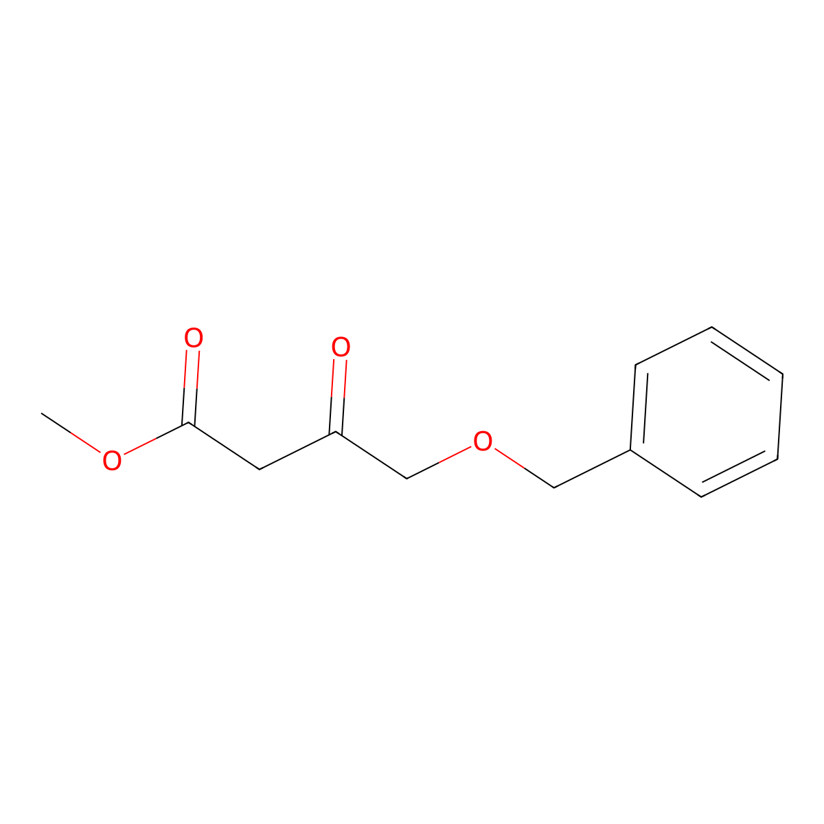 Methyl 4-(benzyloxy)-3-oxobutanoate molecular structure, CAS 82961-76-0