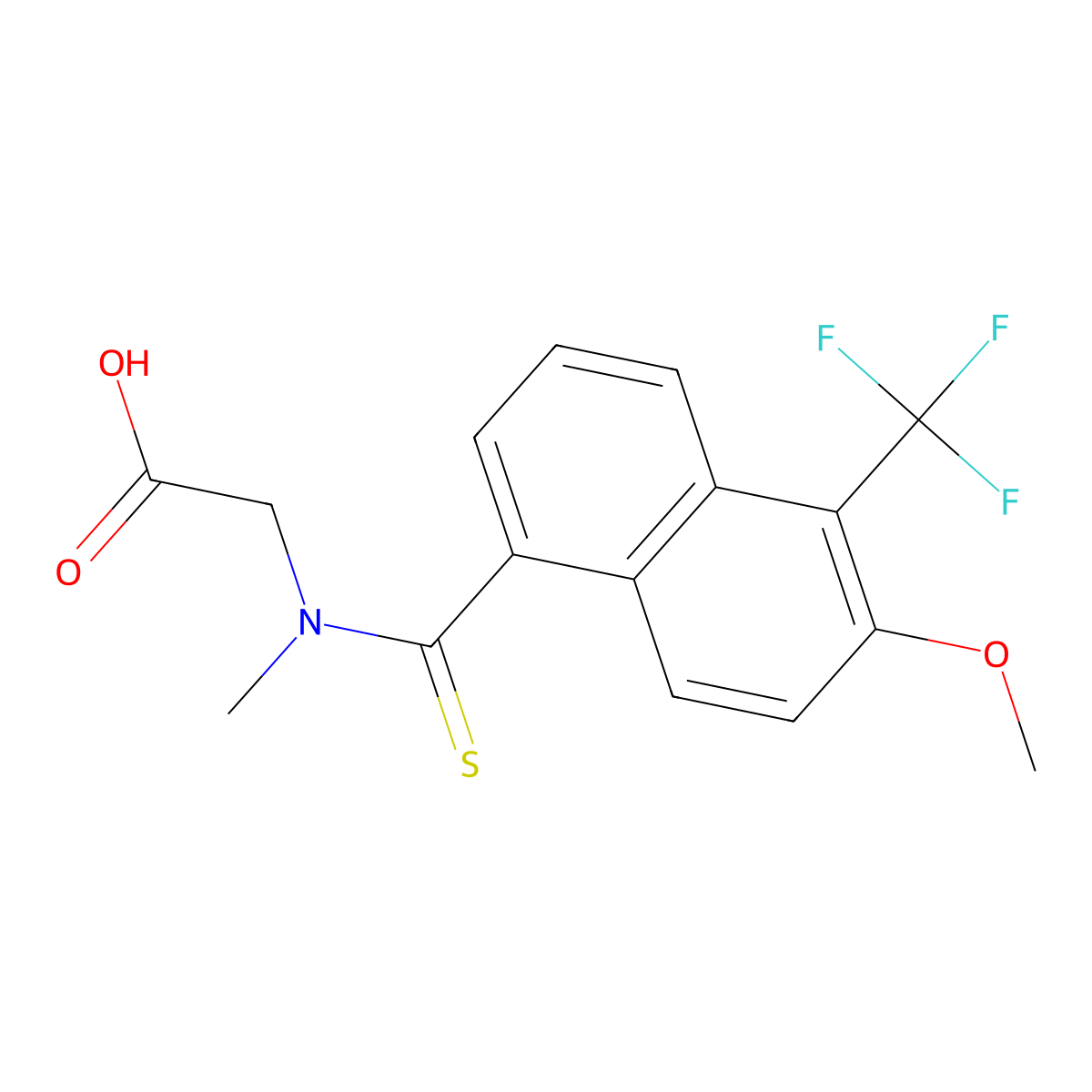 Tolrestat molecular structure, CAS 82964-04-3