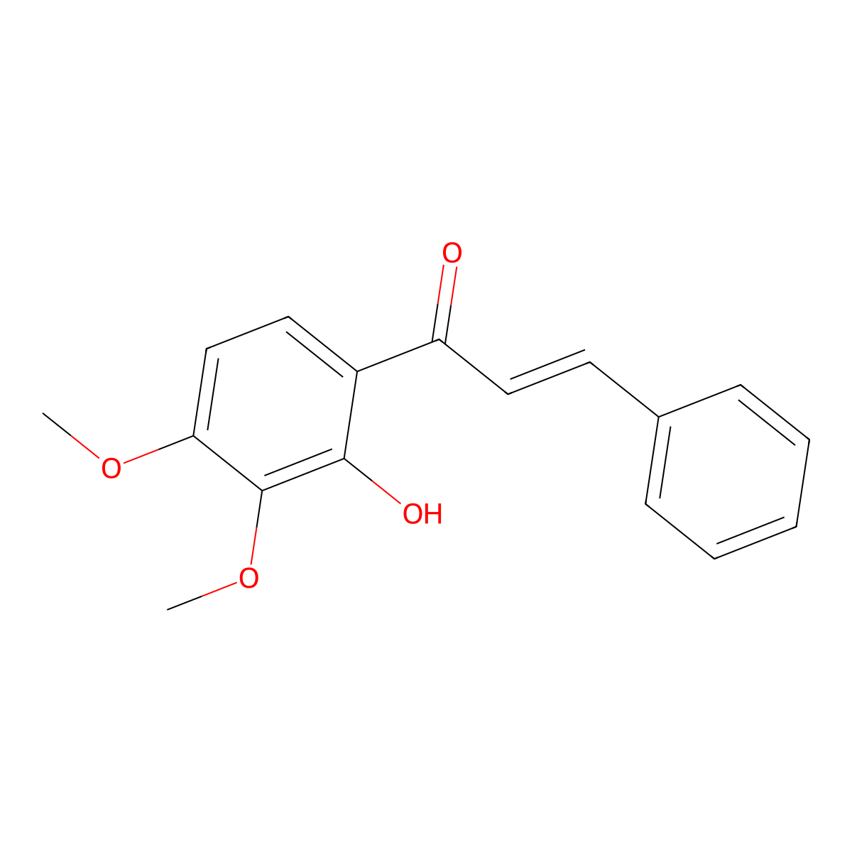 3',4'-Dimethoxy-2'-hydroxychalcone molecular structure, CAS 82964-34-9