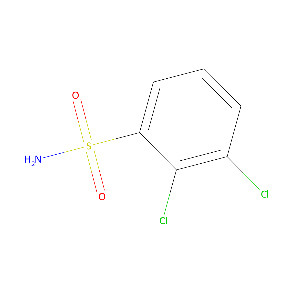 2,3-Dichlorobenzenesulfonamide molecular structure, CAS 82967-94-0