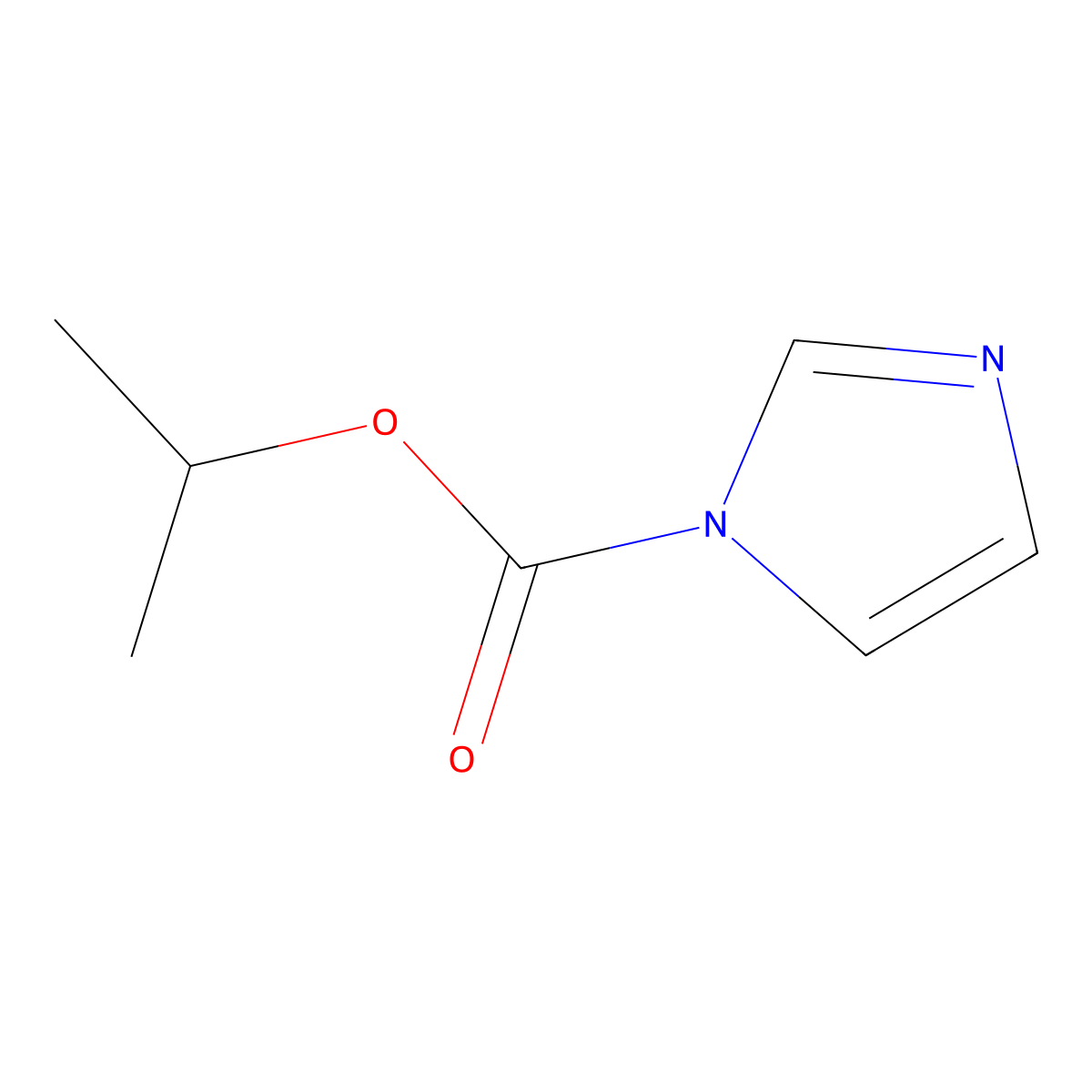 Isopropyl 1H-imidazole-1-carboxylate molecular structure, CAS 82998-18-3