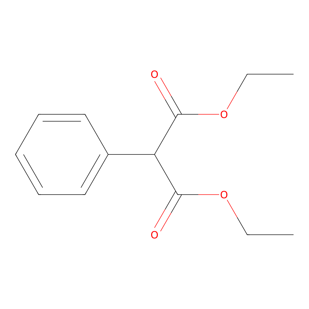 Diethyl phenylmalonate molecular structure, CAS 83-13-6