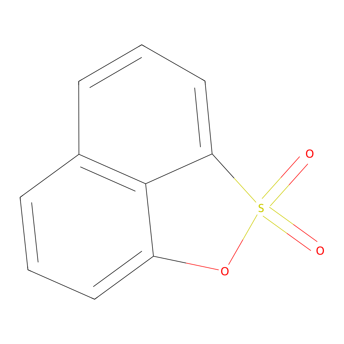 1,8-Naphthosultone molecular structure, CAS 83-31-8
