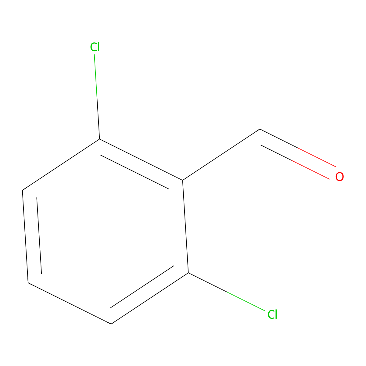 2,6-Dichlorobenzaldehyde molecular structure, CAS 83-38-5