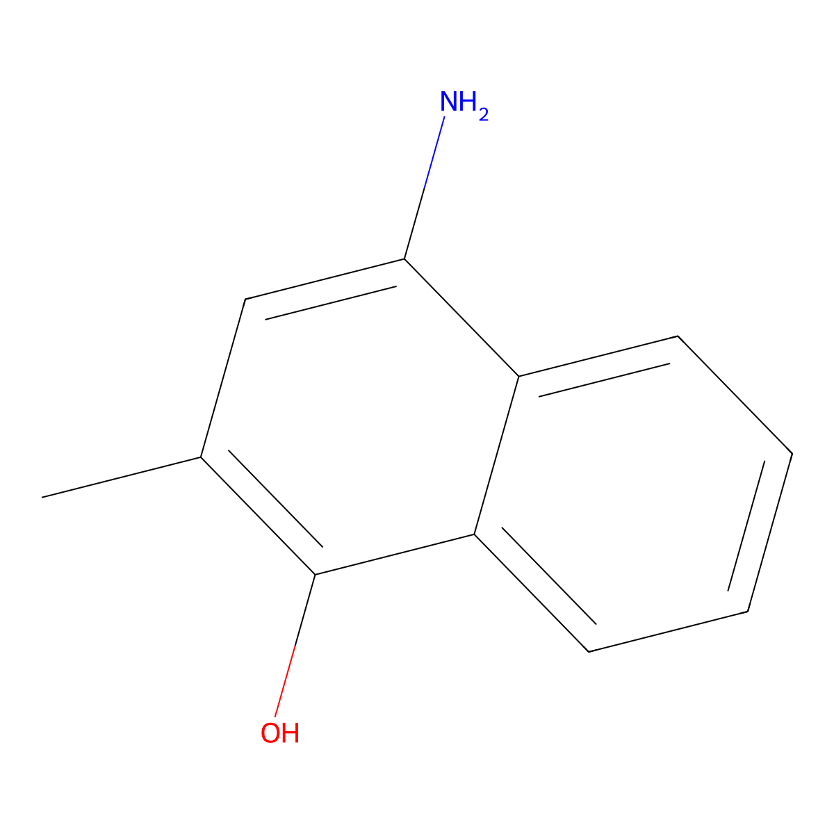 Vitamin K5 molecular structure, CAS 83-70-5