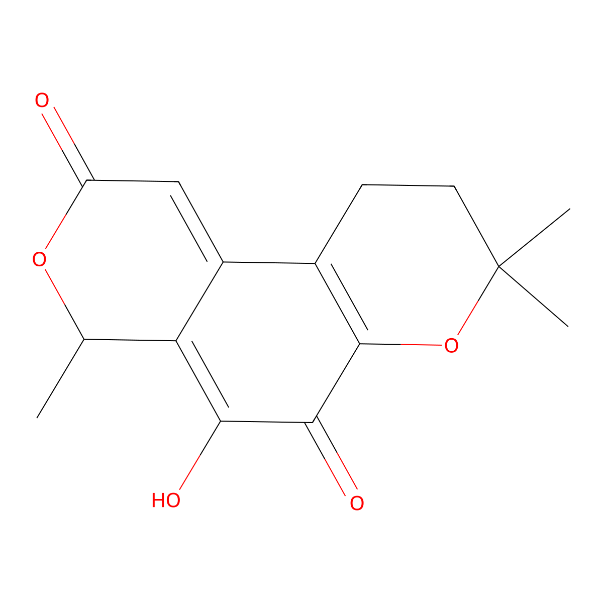 Fuscin molecular structure, CAS 83-85-2