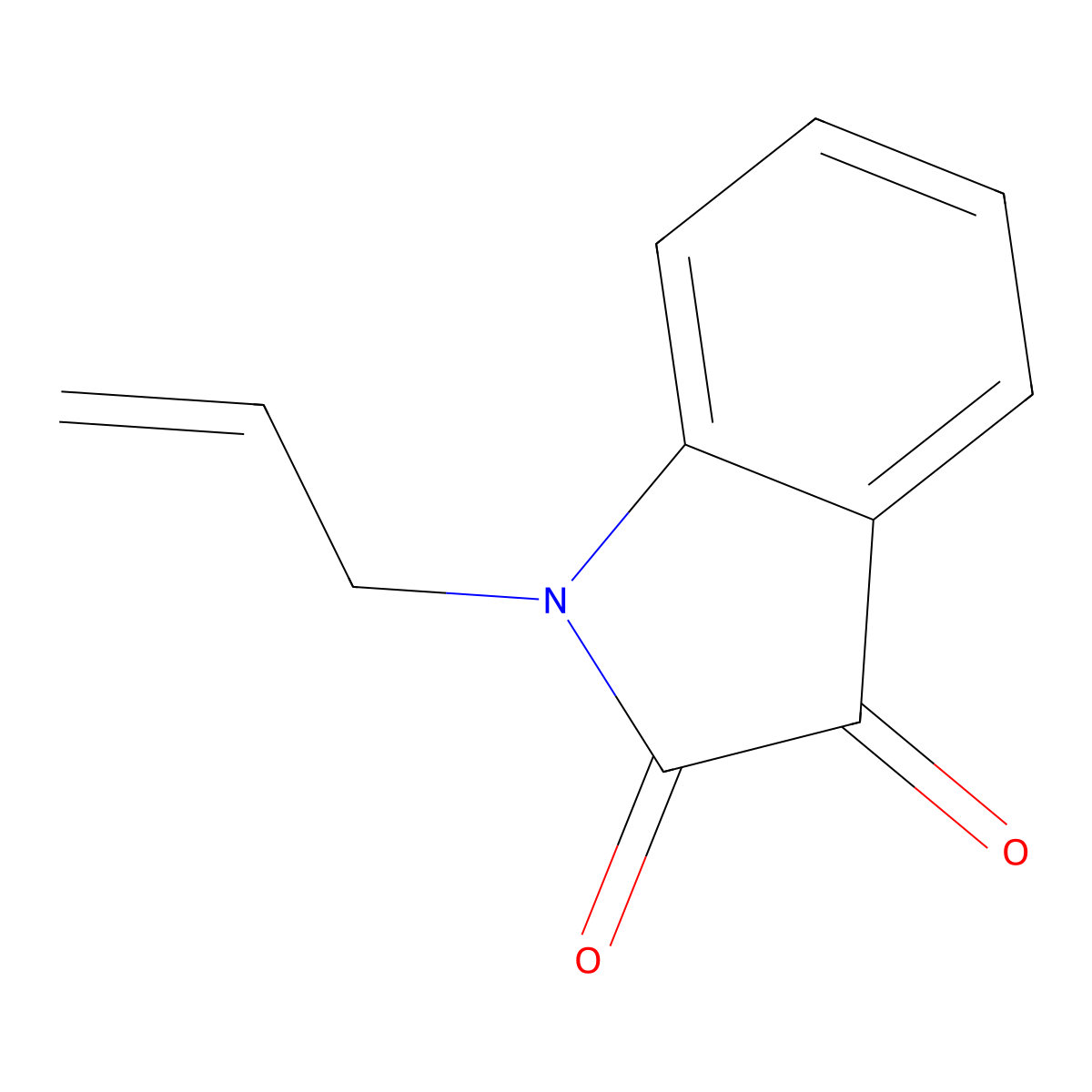 1-Allylisatin molecular structure, CAS 830-74-0