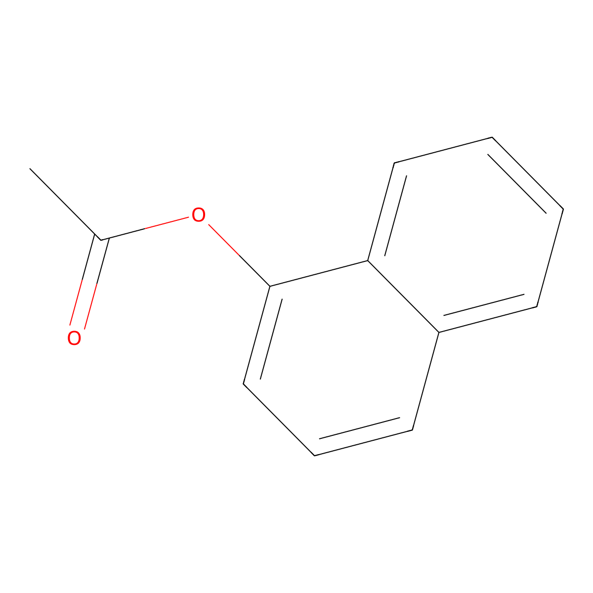 1-Naphthyl acetate molecular structure, CAS 830-81-9