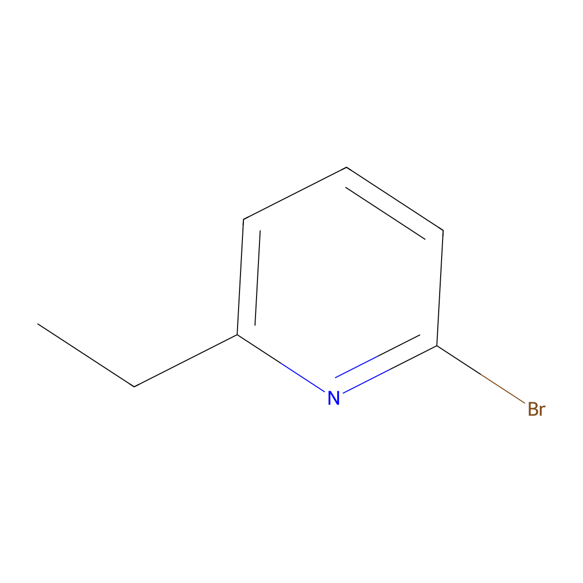 2-Bromo-6-ethylpyridine molecular structure, CAS 83004-13-1