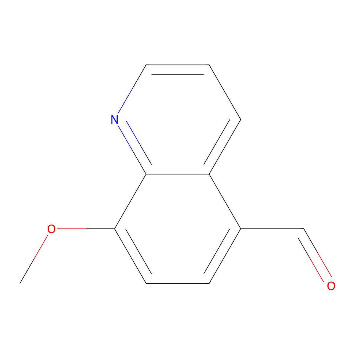 8-Methoxyquinoline-5-carbaldehyde molecular structure, CAS 83010-72-4