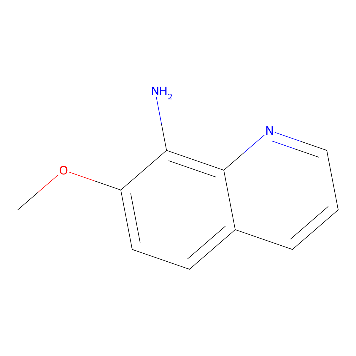 7-Methoxyquinolin-8-amine molecular structure, CAS 83010-84-8