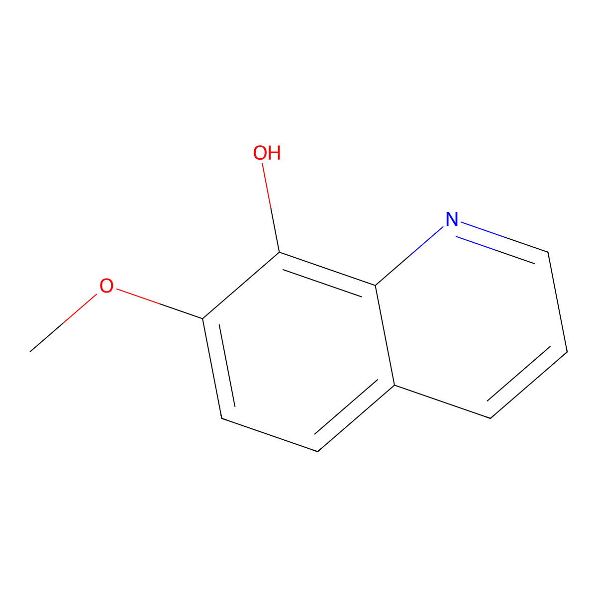 7-Methoxyquinolin-8-ol molecular structure, CAS 83010-87-1