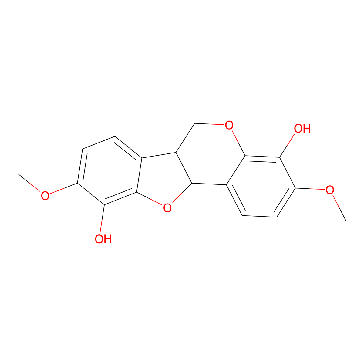 Melilotocarpan D molecular structure, CAS 83013-81-4