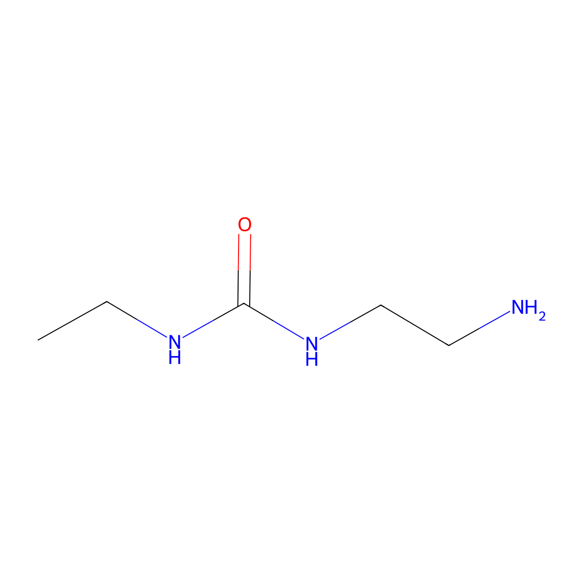 3-(2-Aminoethyl)-1-ethylurea molecular structure, CAS 83019-87-8