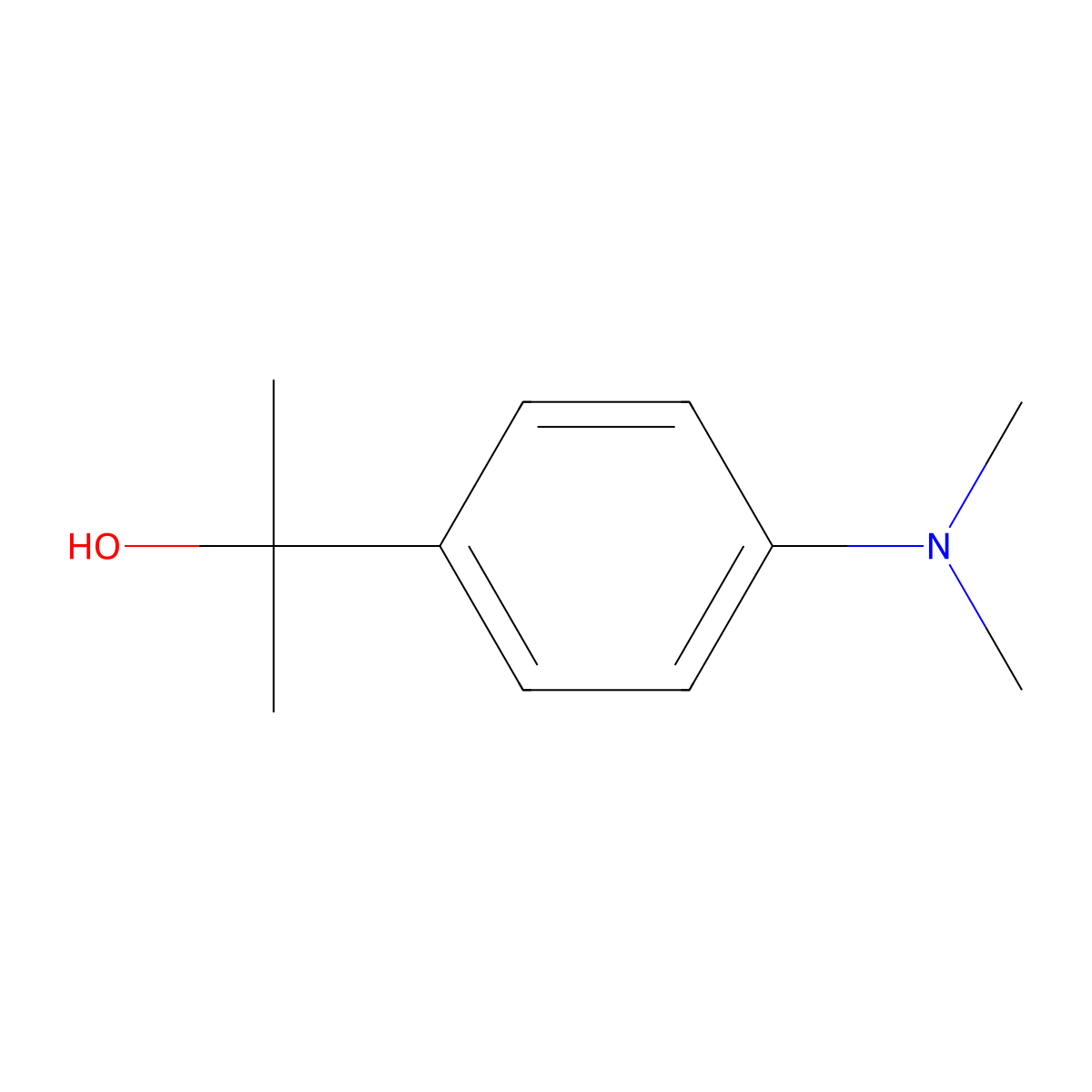2-[4-(Dimethylamino)phenyl]-2-propanol molecular structure, CAS 83026-55-5