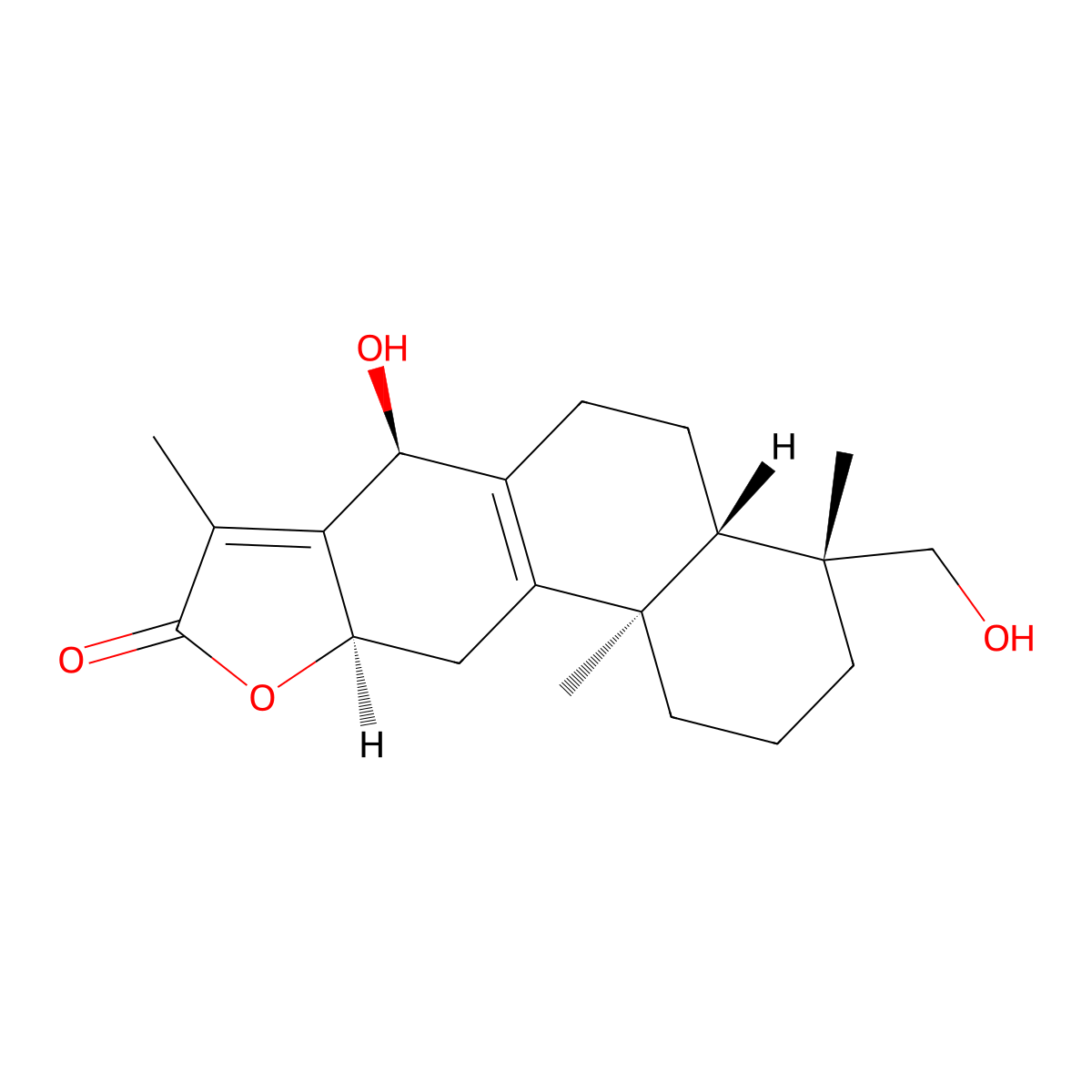 Phlogacanatholide B molecular structure, CAS 830347-16-5