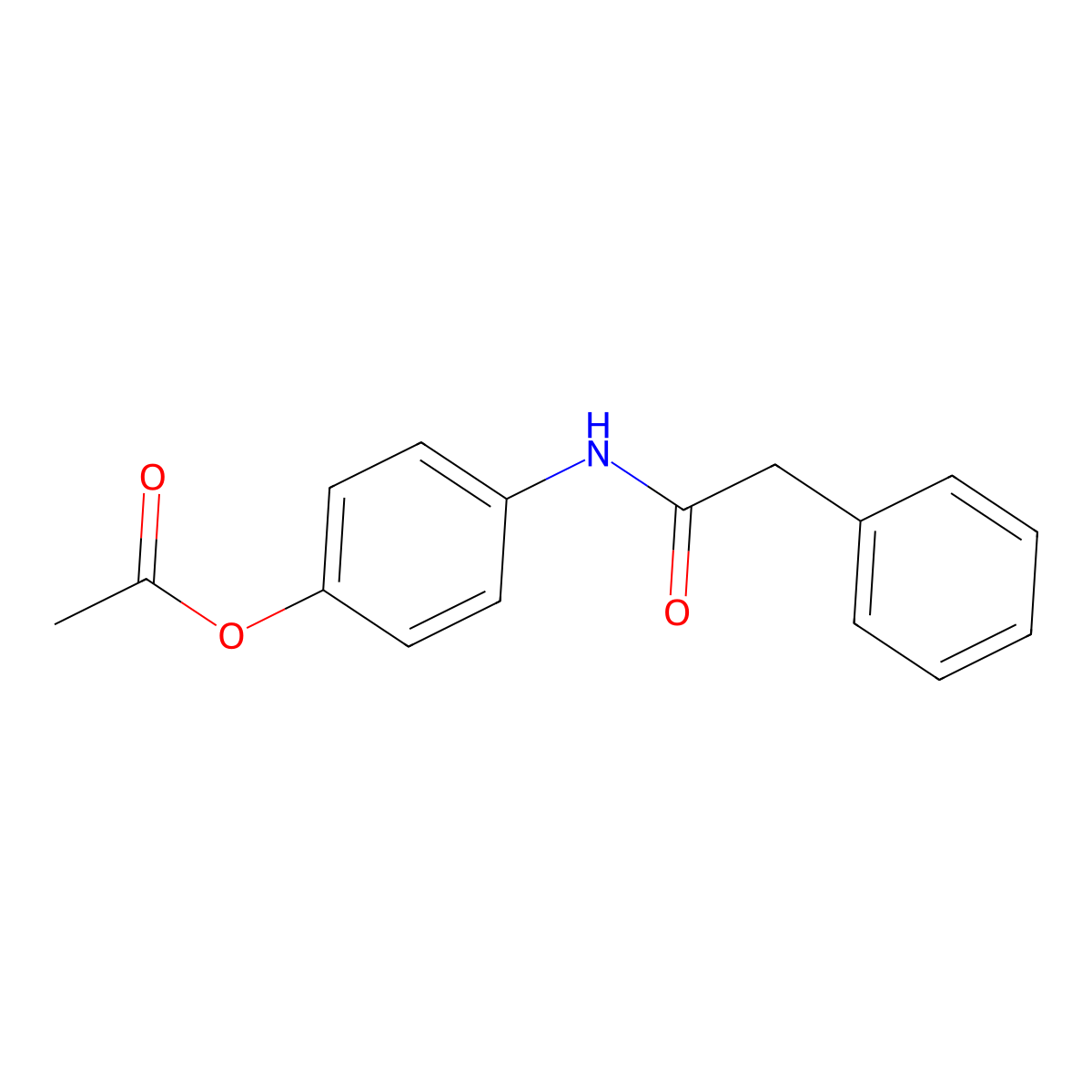 Acetic acid [4-[(1-oxo-2-phenylethyl)amino]phenyl] ester molecular structure, CAS 830353-04-3