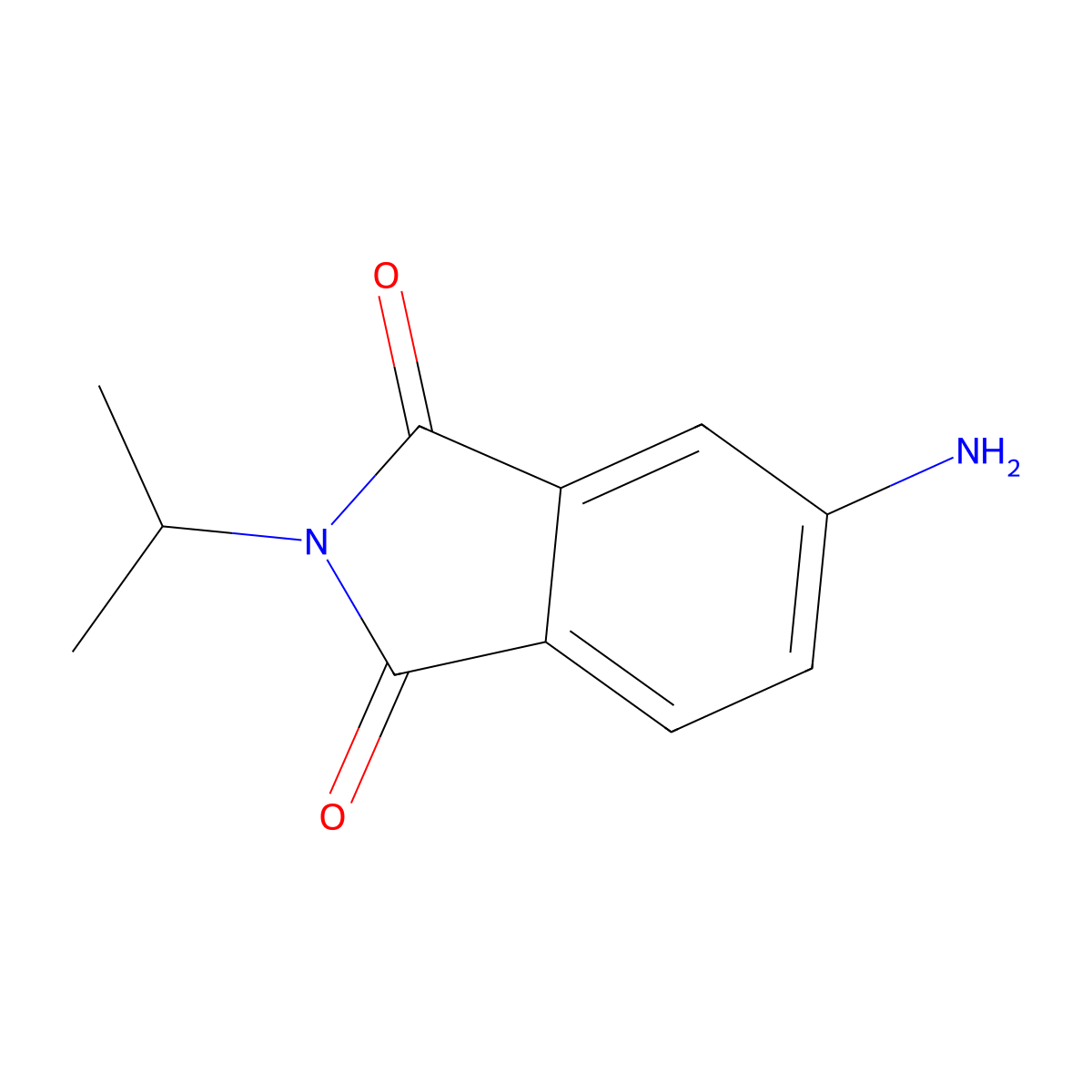 5-Amino-2-(propan-2-YL)-2,3-dihydro-1H-isoindole-1,3-dione molecular structure, CAS 83051-21-2