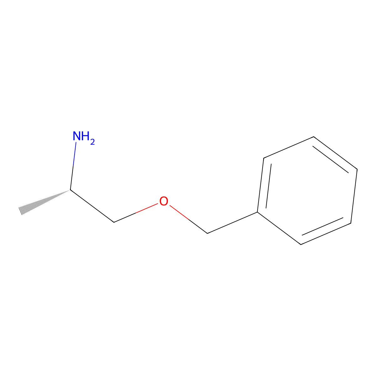(2S)-1-(benzyloxy)propan-2-amine molecular structure, CAS 83053-85-4