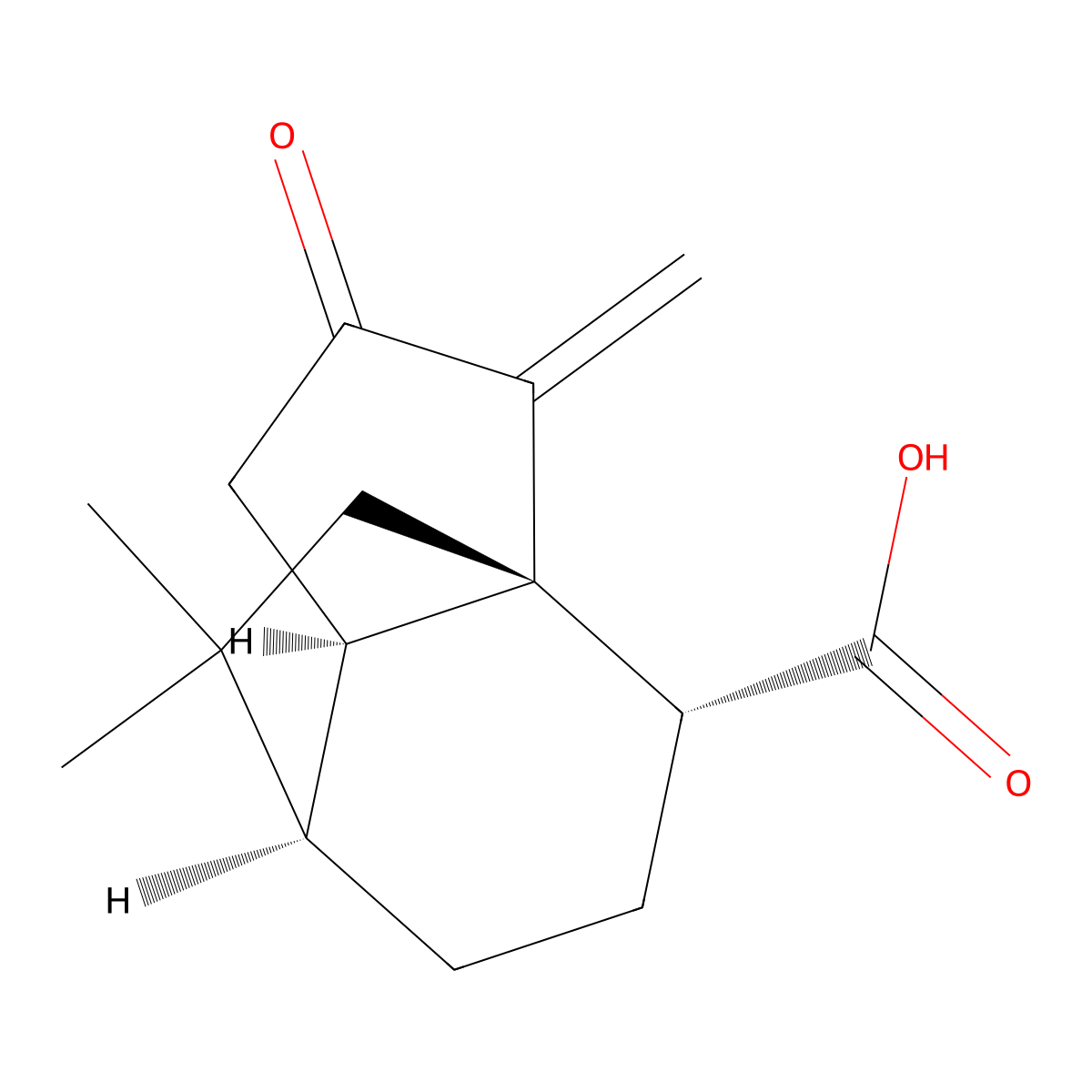 Terrecyclic acid A molecular structure, CAS 83058-94-0