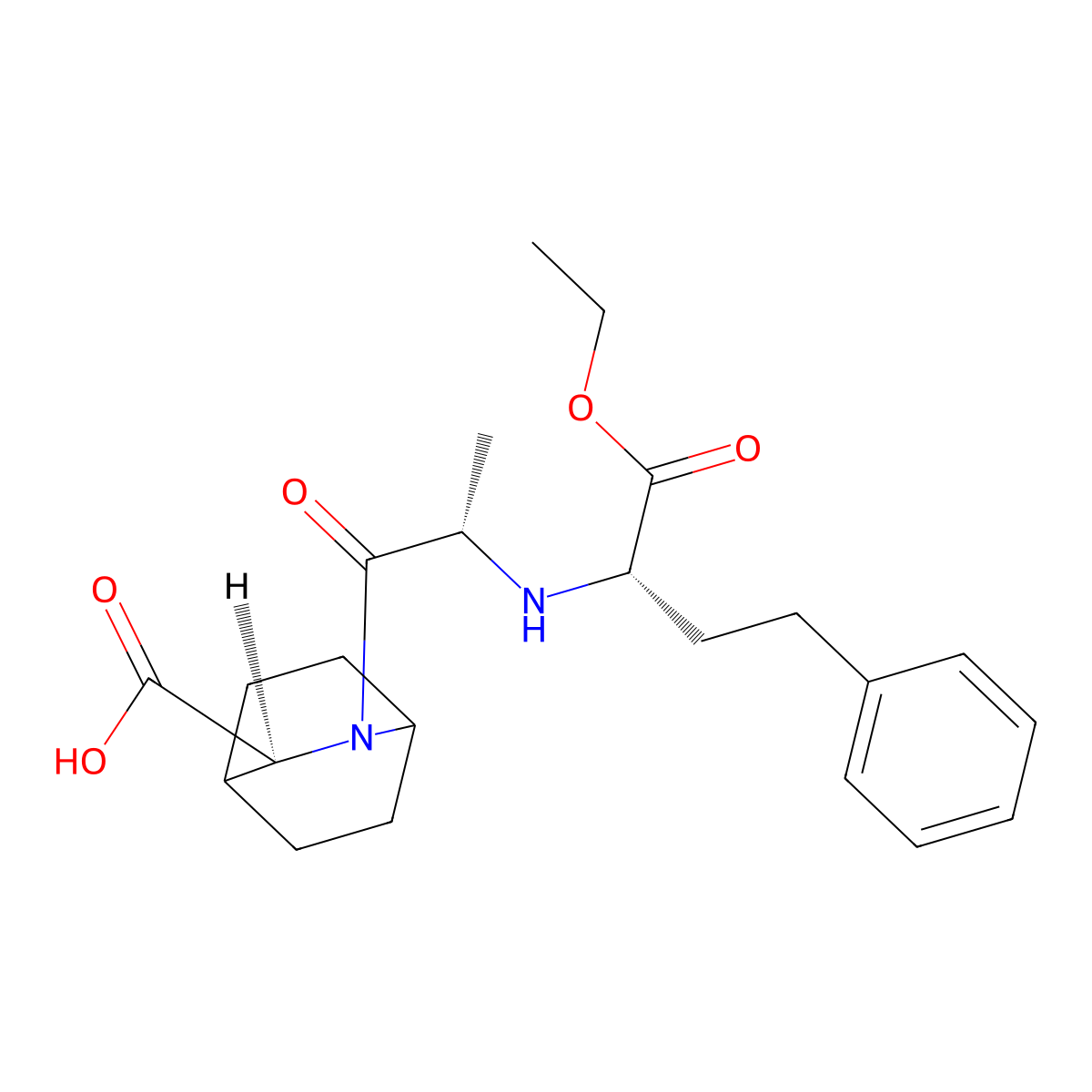 Zabicipril molecular structure, CAS 83059-56-7