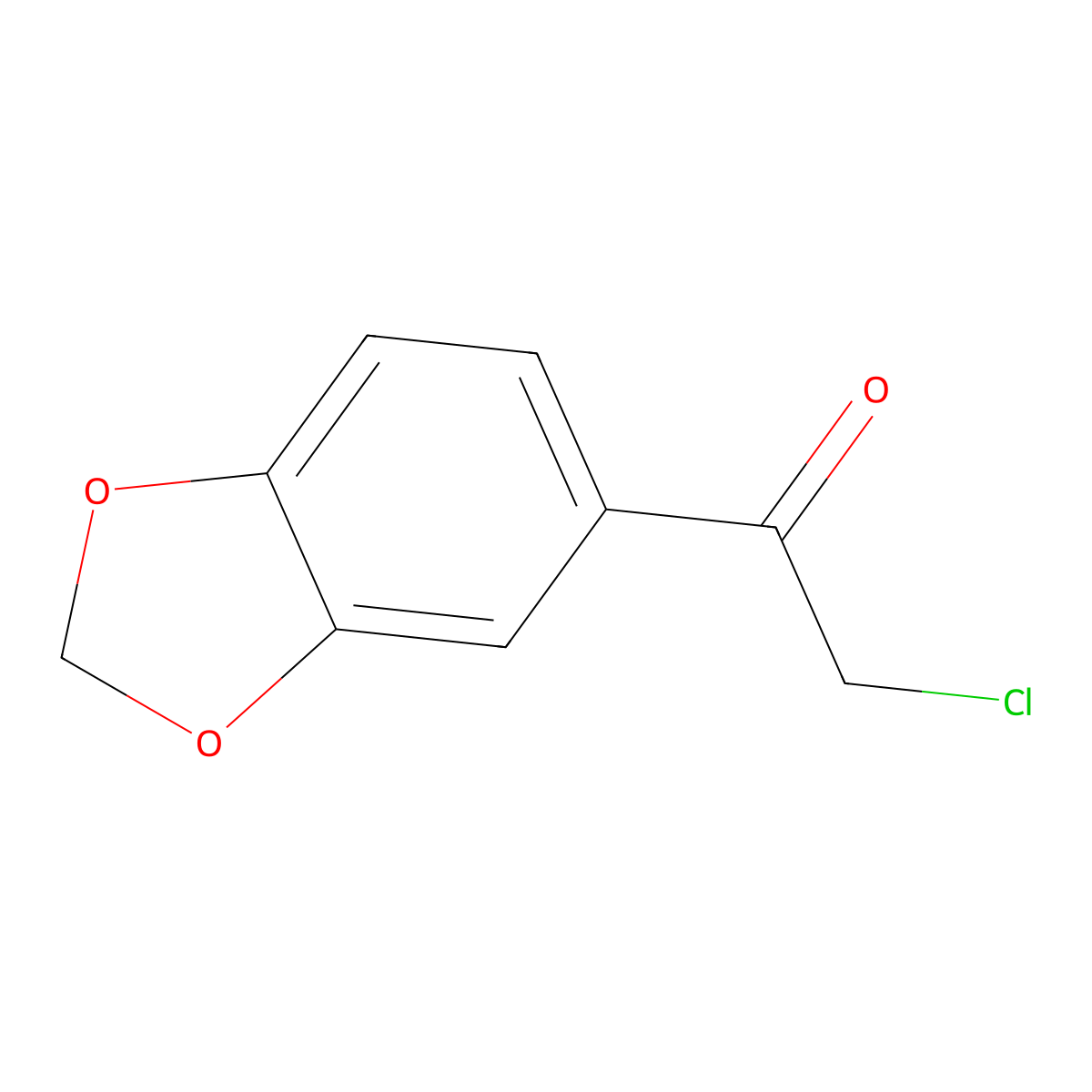 Ethanone, 1-(1,3-benzodioxol-5-yl)-2-chloro- molecular structure, CAS 83070-15-9