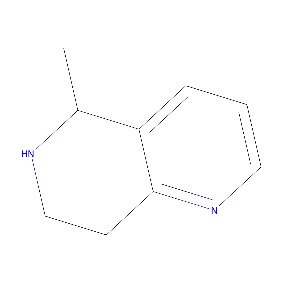 5-Methyl-5,6,7,8-tetrahydro-1,6-naphthyridine molecular structure, CAS 83081-95-2