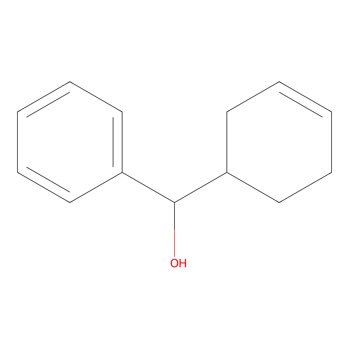 (Cyclohex-3-en-1-yl)(phenyl)methanol molecular structure, CAS 831-13-0