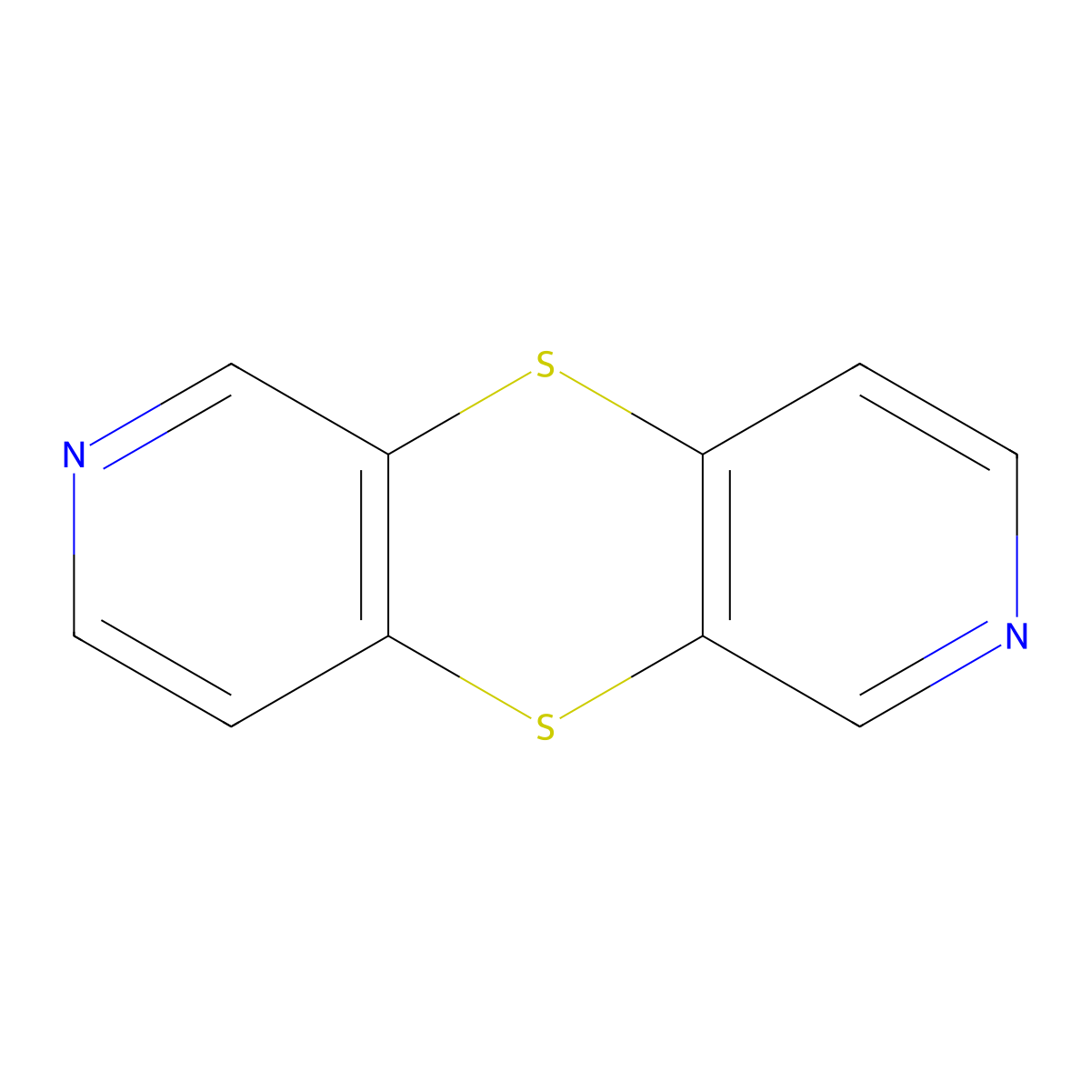 [1,4]Dithiino[2,3-c:5,6-c']dipyridine molecular structure, CAS 831-20-9