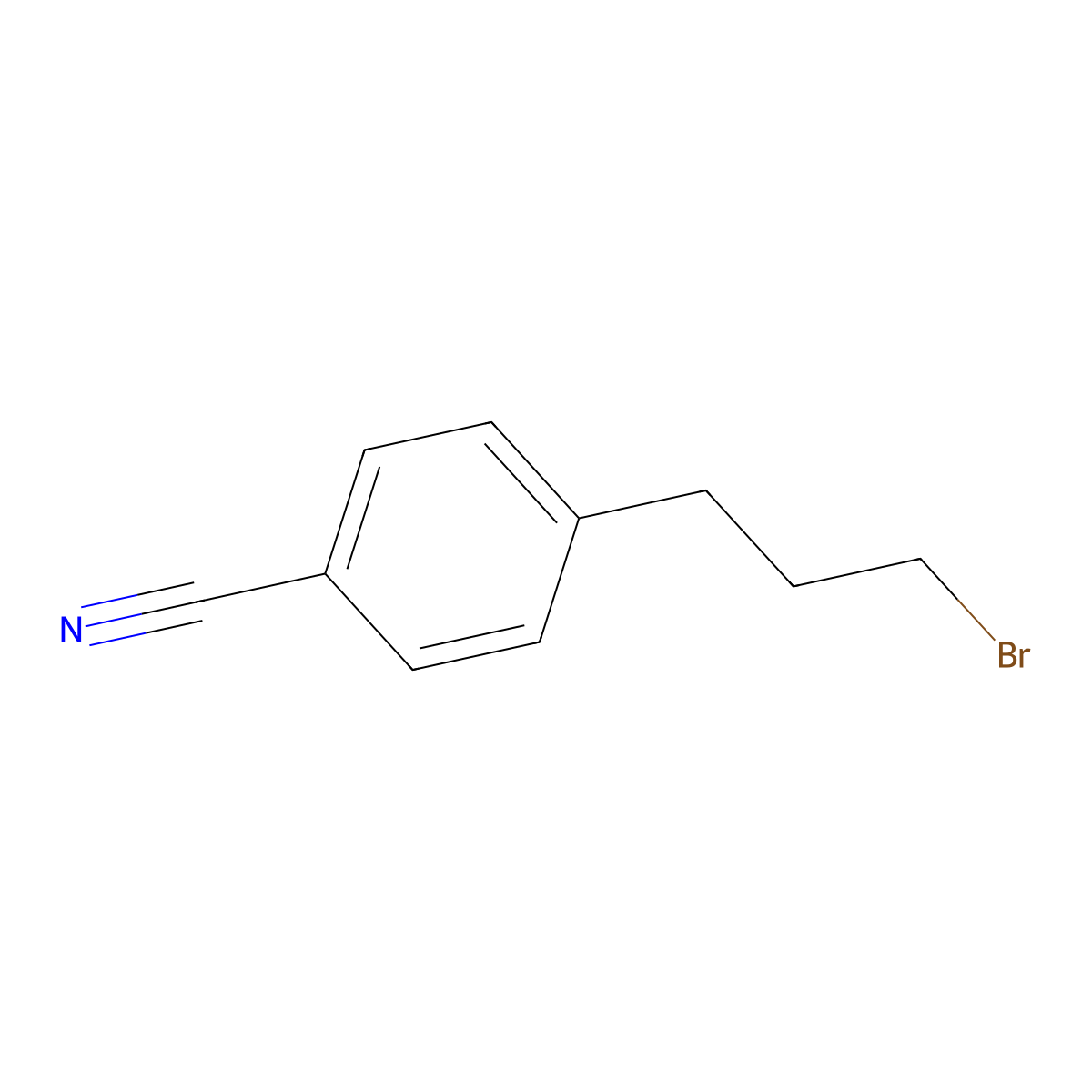 4-(3-Bromopropyl)benzonitrile molecular structure, CAS 83101-14-8