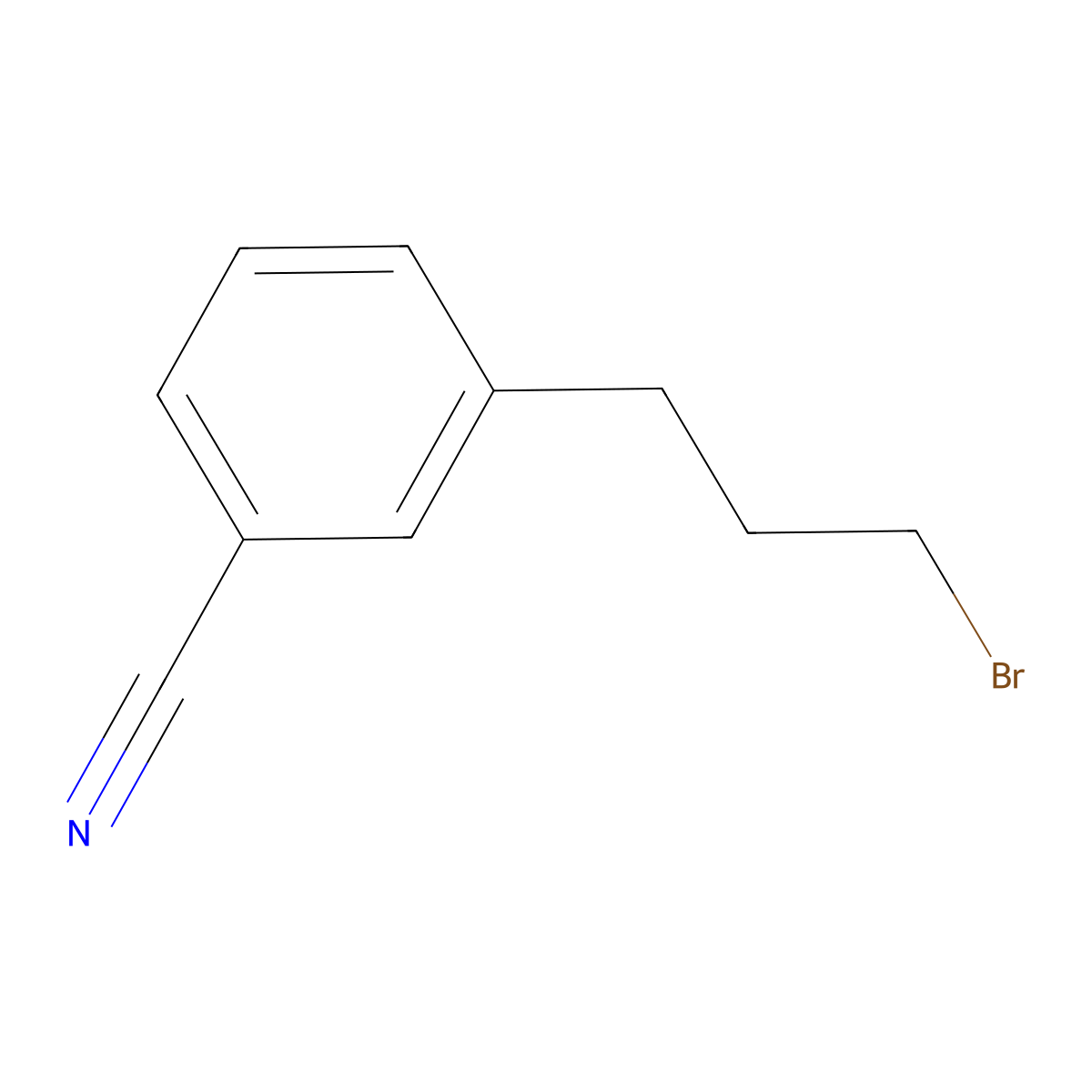 3-(3-Bromopropyl)benzonitrile molecular structure, CAS 83101-15-9