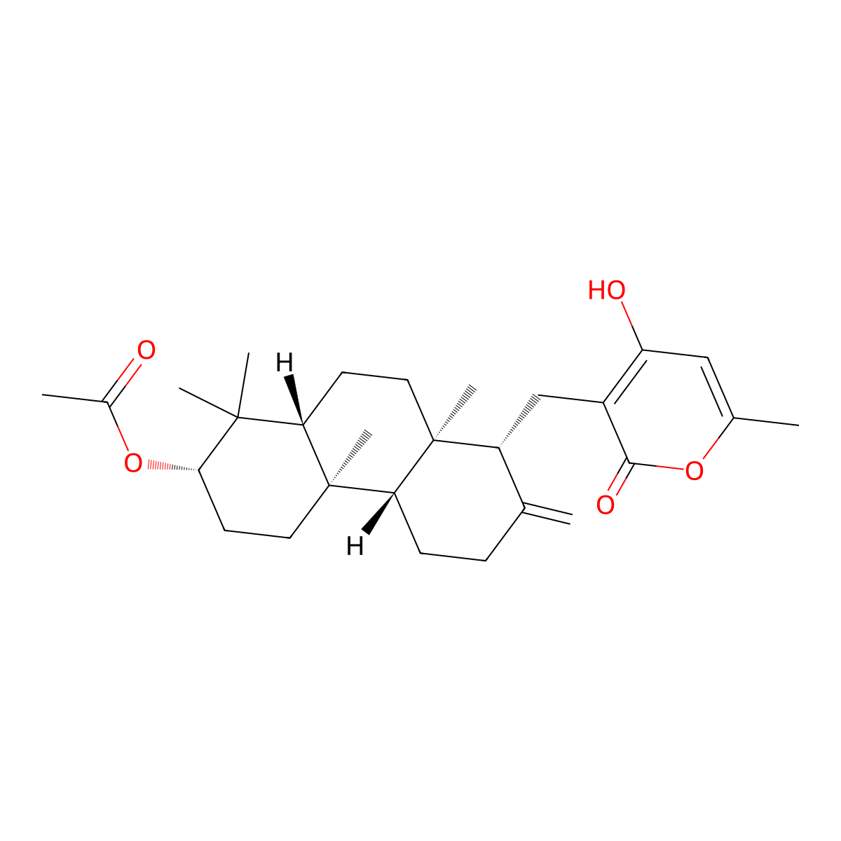 Aszonapyrone A molecular structure, CAS 83103-08-6