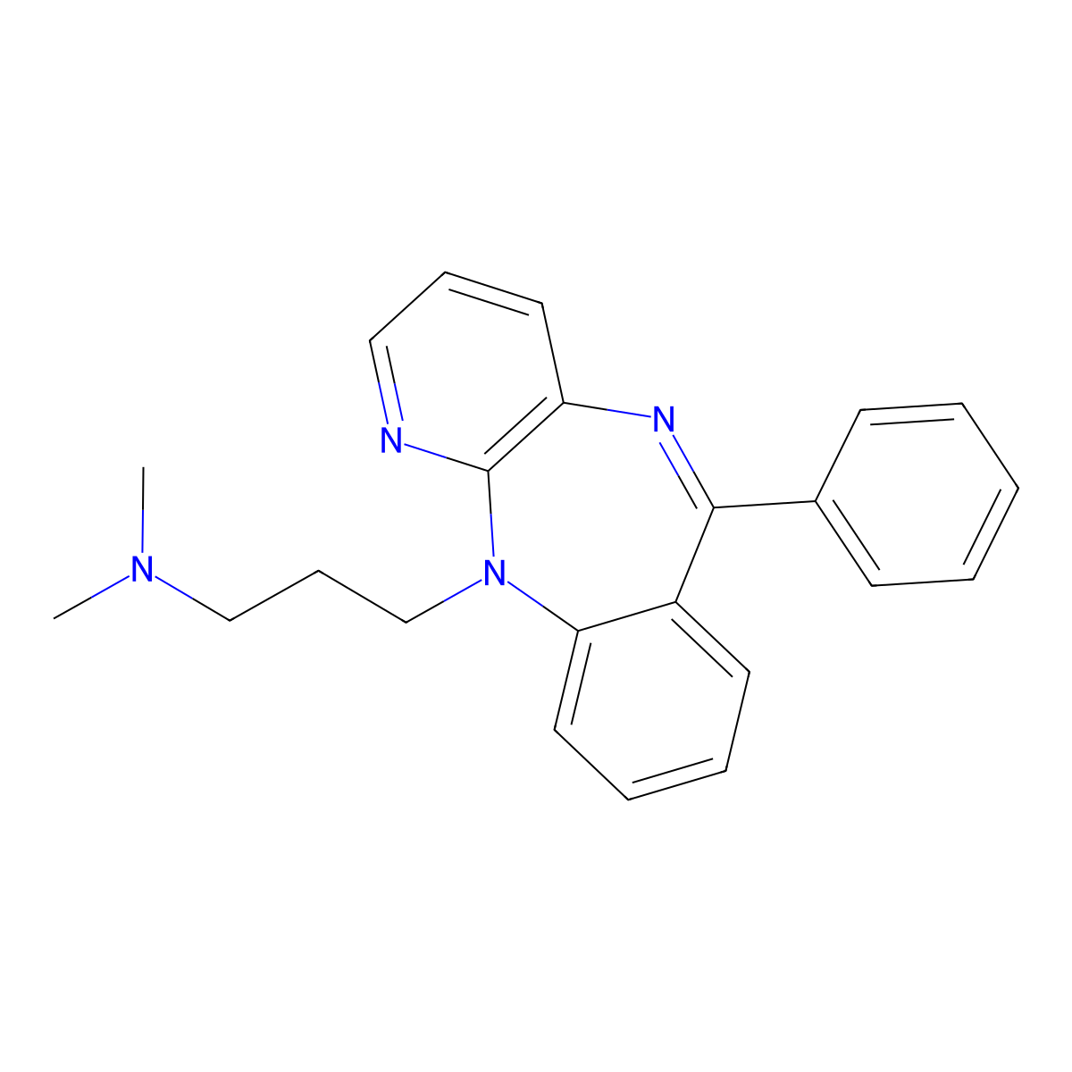 Tampramine molecular structure, CAS 83116-18-1
