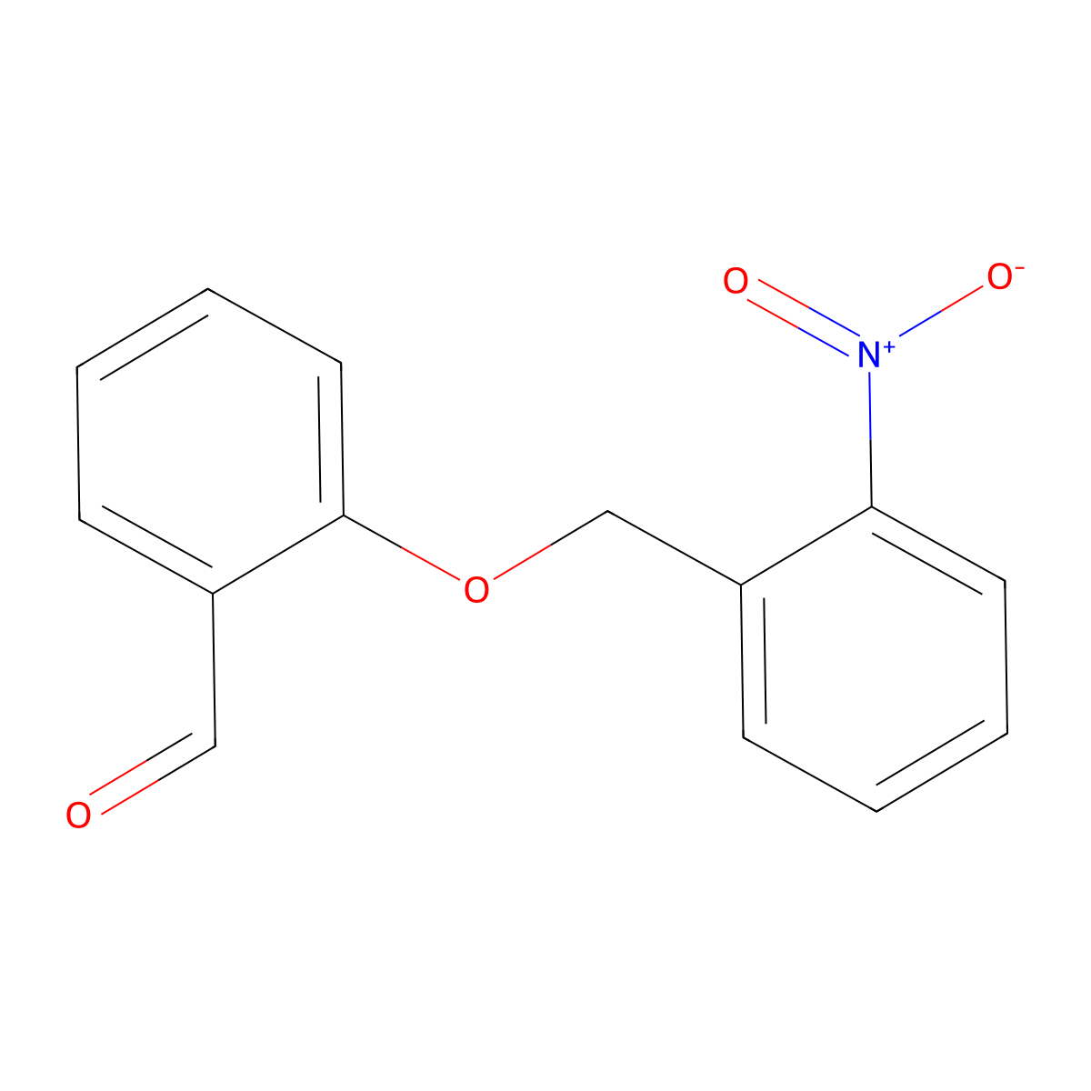 2-[(2-Nitrophenyl)methoxy]benzaldehyde molecular structure, CAS 831177-31-2