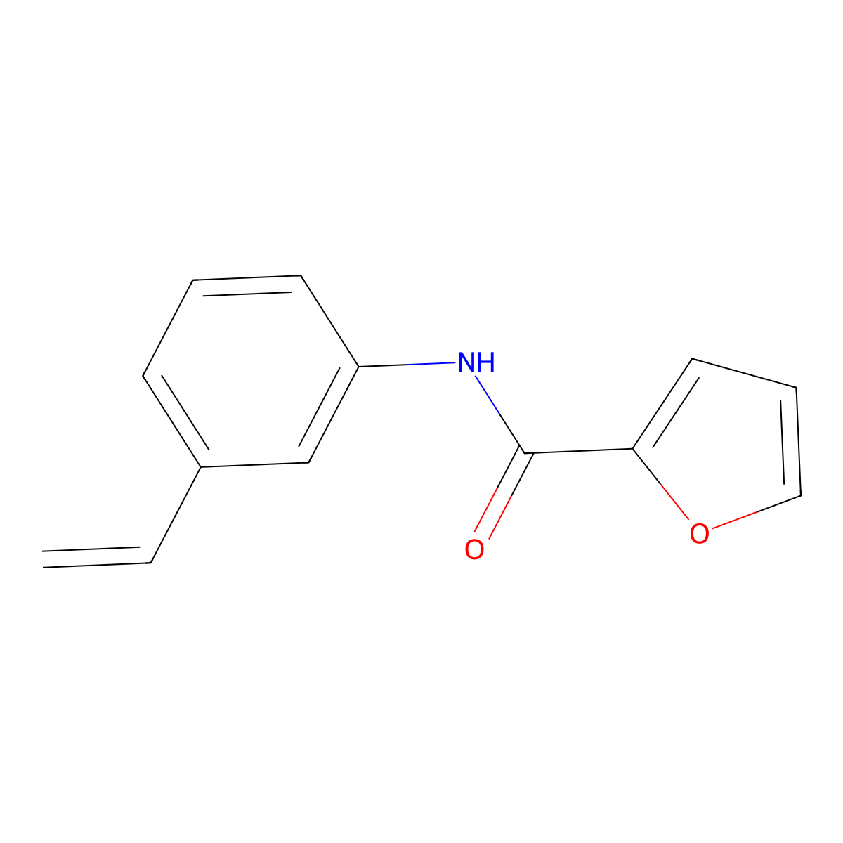 N-(3-ethenylphenyl)furan-2-carboxamide molecular structure, CAS 831188-24-0