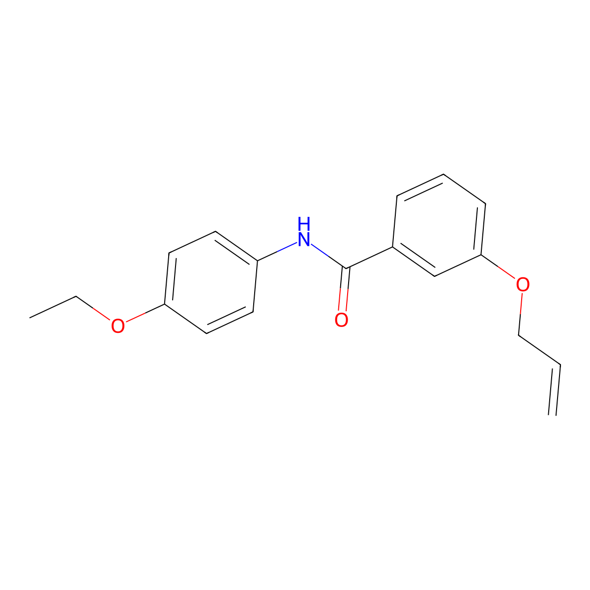 N-(4-ethoxyphenyl)-3-prop-2-enoxybenzamide molecular structure, CAS 831193-86-3