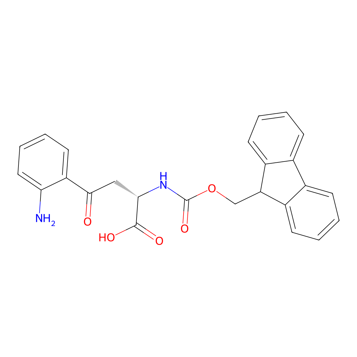 Fmoc-L-Kynurenine molecular structure, CAS 831210-89-0