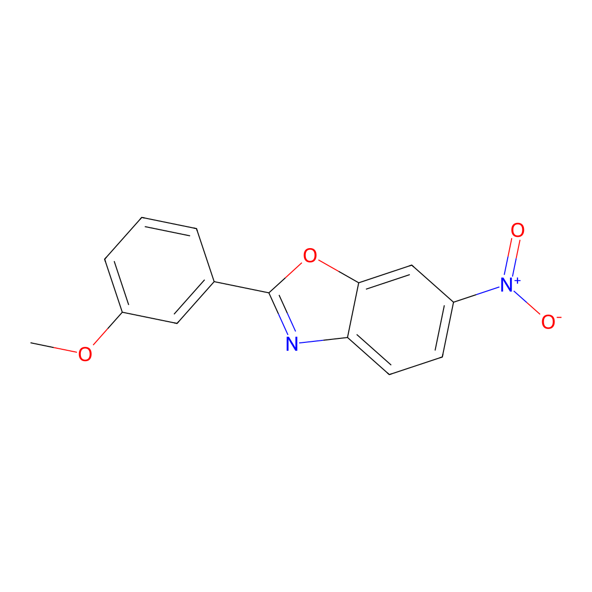 2-(3-Methoxyphenyl)-6-nitro-1,3-benzoxazole molecular structure, CAS 831213-15-1