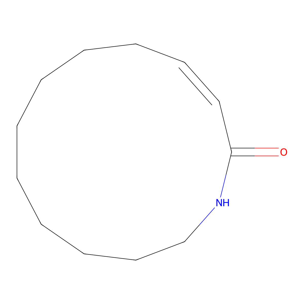 1-Azacyclotridec-3-EN-2-one molecular structure, CAS 831227-09-9