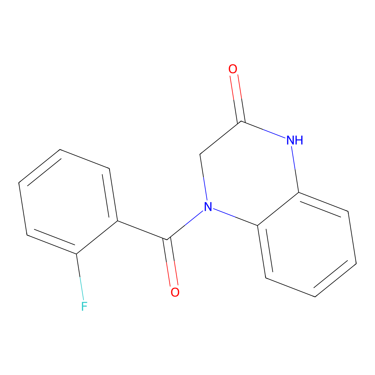4-(2-Fluorobenzoyl)-1,3-dihydroquinoxalin-2-one molecular structure, CAS 831231-57-3