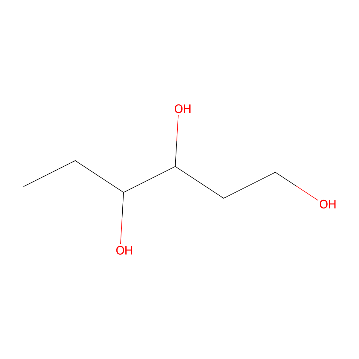 Hexane-1,3,4-triol molecular structure, CAS 83134-97-8