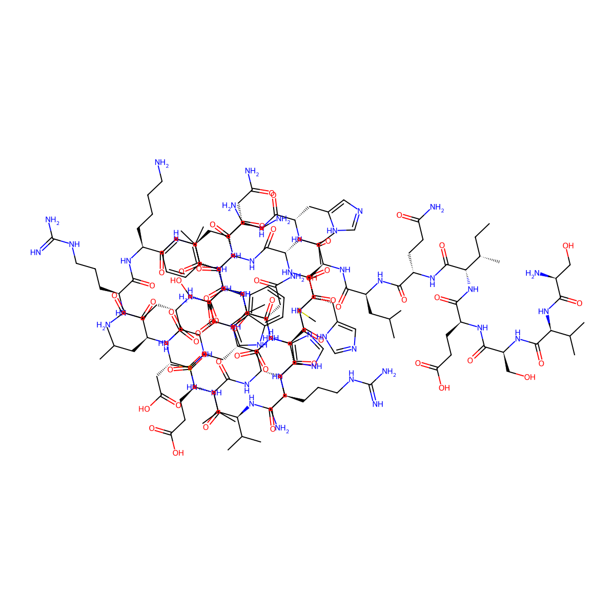 Parathyroid hormone (1-34)amide molecular structure, CAS 83139-29-1