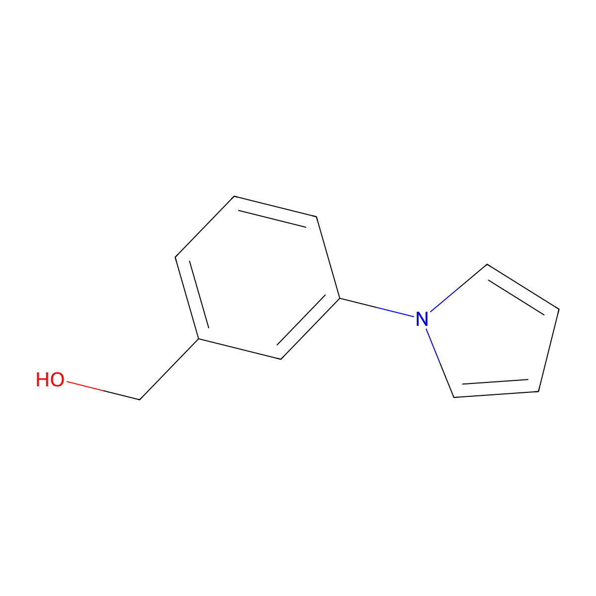 [3-(1H-Pyrrol-1-yl)phenyl]methanol molecular structure, CAS 83140-94-7