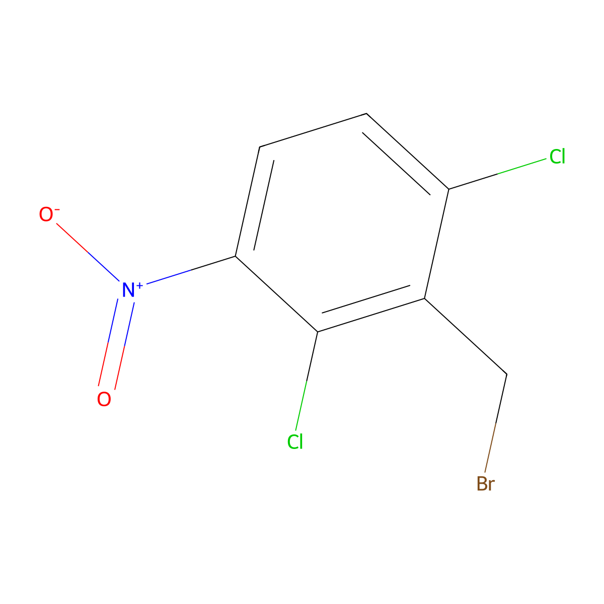 2,6-Dichloro-3-nitrobenzyl Bromide molecular structure, CAS 83141-02-0